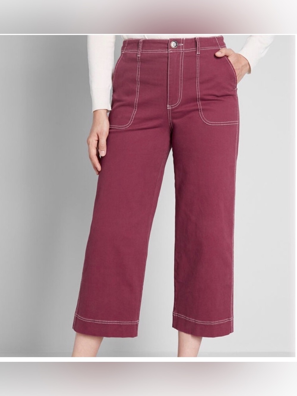 ModCloth Perfect Balance Wide-Leg Pants Size 24